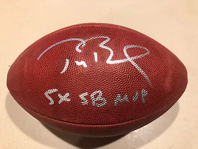 Brady Signed & Autographed  Football W/ 5x SB MVP Inscription Fanatics Patriots • $2595