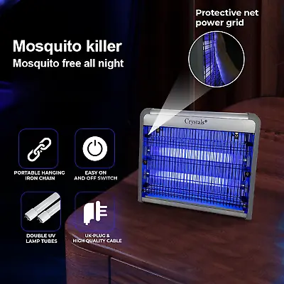 £13.85 • Buy 12w Insect Killer Electric Fly Bug Mosquito Zapper Uv Home Indoor Pest Catcher