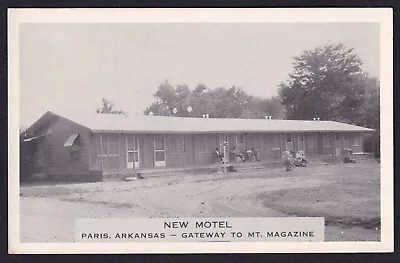 Arkansas-Paris-New Motel-George Dorrough-Vintage Postcard • $5.95