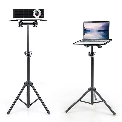 Tripod Projector Stand Laptop Projector Tripod Stand W/ Adjustable Height Tray • £29.95