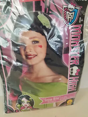 Monster High Scarly Ever After Snow Bite Draculaura Childs Wig Costume • $19.99