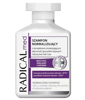 RADICAL Med Normalising Shampoo For Oily Hair 300ml • £7.59