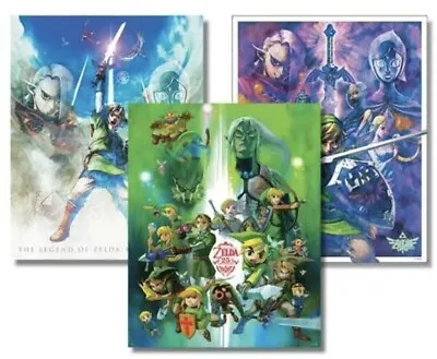 Club Nintendo: Legend Of Zelda 25th Anniversary Poster Set Near Mint! • $45