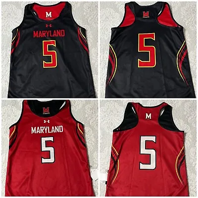 NEW UM Maryland Terrapins Terps #5 LAX Lacrosse Basketball Jersey Size Small • $18.90