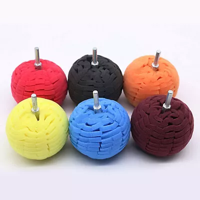 3  8cm Super Soft-Drill Power Ball Polisher Buffing Wheel Cleaning Detailing Car • $7.99