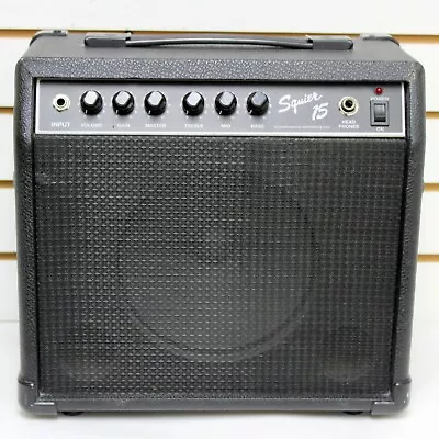 $71.99 • Buy Fender Squier 15 Portable 15 Amp, 38Watt W/ Effects, 2011, Korea, Excellent Cond