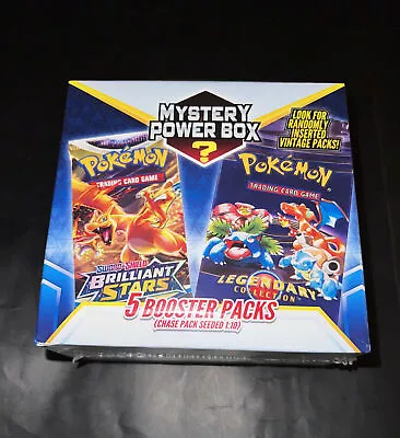 $47 • Buy 🔥 Pokemon Mystery Power Box 2023 (1 Box = 5 Packs) NEW 1:10 Seeded SHIPS FAST.