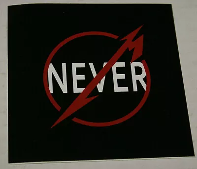 Metallica Through The Never 2013 Movie Promo Sticker 4  X 4” New Mint  • $5