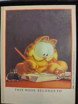 Vintage Bookplates Garfield Jim Davis Set Of 23 Made In USA • $6.25