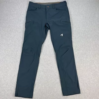 Eddie Bauer First Ascent Pants Mens 38x36 Guide Pro Gray Nylon Stretch Hiking • $29.97