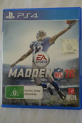 Ps4 Madden Nfl 16 Video Game - Playstation 4  • $13