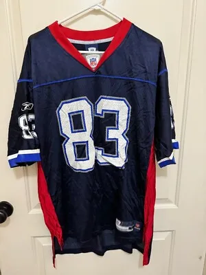 Lee Evans #83 Buffalo Bills Reebok Nfl Equipment Jersey Size L • $19.67