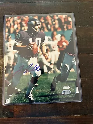 Fran Tarkenton  Autograph  8X10  Vikings  Beckett Cert  NFL  Photo • $8.70