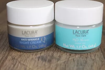 1.7 Oz. Lacura Q10 Anti-Wrinkle Night Cream Aqua Gel H20 Advance Face Care • $14.99