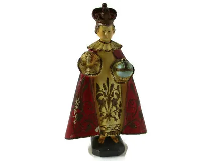 $233.75 • Buy Statue Infant Of Prague Infant Jesus Santo Nino Plaster Lovely Antique 12.59 