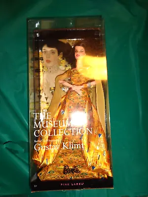 2010 Mattel Pink Label Museum Collection Gustav Klimt Barbie Doll V0443 NIB • $129.99