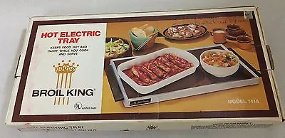 Vintage Old Original Broil King Hot Electric Tray Warmer & Box 1418 1419 (NICE!) • $35