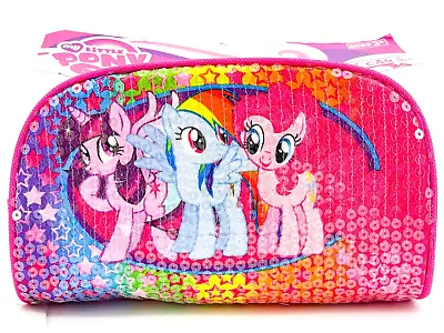 NEW Hasbro My Little Pony Glitter Sparkle Rainbow Dash Sequined Purse Bag • $22