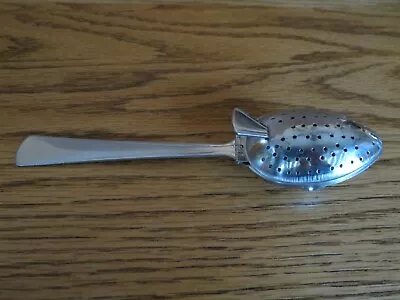 Vintage Tea Infuser Spoon Loose Leaf Strainer Steeper Stainless Steel • $12