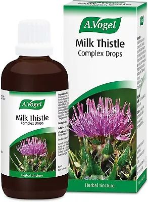 A.Vogel Milk Thistle Complex Drops 100ml Herbal Tincture • £21.99