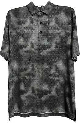 Callaway Men's Gray Tie Dye Foulard Opti-Dri Polo Golf Shirt Size S • $44.68
