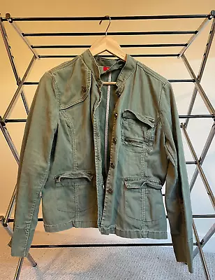 Mossimo Jacket - WOMEN - XL - GREEN - Subtle Ribbed Denim Style • $27