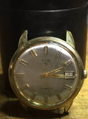 Vintage ELGIN Cal 997 Automatic Men’s Watch 17J 34mm Runs AS 1902/1903 W2 • $49.99