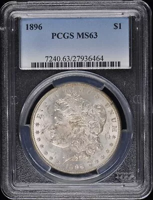 1896 $1 Morgan Dollar PCGS MS63 • $129.99