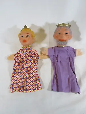 $9.95 • Buy Vintage 60’s  Mr Rogers Neighborhood - Hand Puppets - King Friday & Queen Sarah