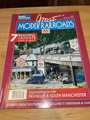 Great Model Railroads 1993 Presented By Model Railroader Special Premier Issue • $5.99