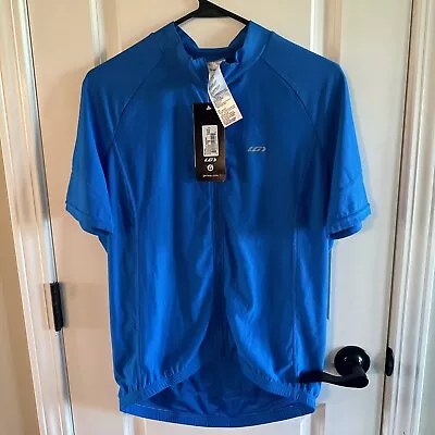 Louis Garneau Men's Cycling Jersey 9D42065Blue Size Medium NWT • $12.99