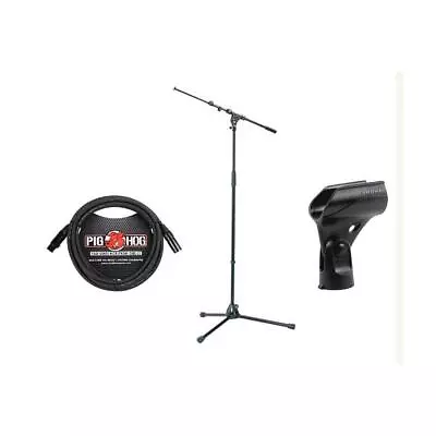 KM 210/9 Microphone Stand Telescoping Boom Mic Stand Adapter And Cable Black • $99.99