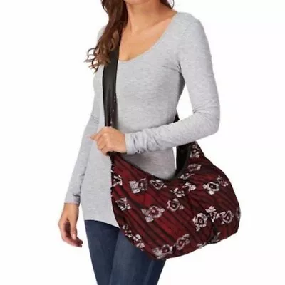 NEW Vans X African Women Artisans Della Bag Hobo Handbag (BATIK/RED) RBCK-222 • $22.99