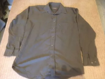 Le Shark Long Sleve Brown Shirt Large Size Regular Fit 15.5 Collar • £8