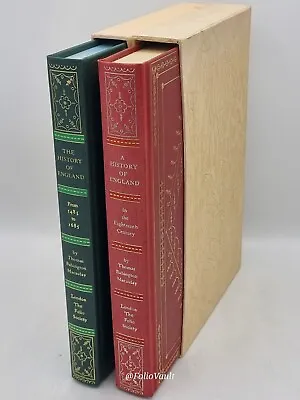 History Of England - 1485 To 1685 & 18th Century - Macaulay - Folio Society - 2v • £16.99