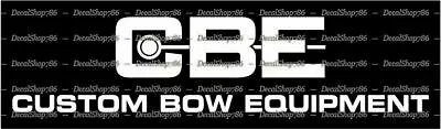 CBE Archery - Outdoor Sports / Bow Hunting - Vinyl Die-Cut Peel N' Stick Decal • $5.95