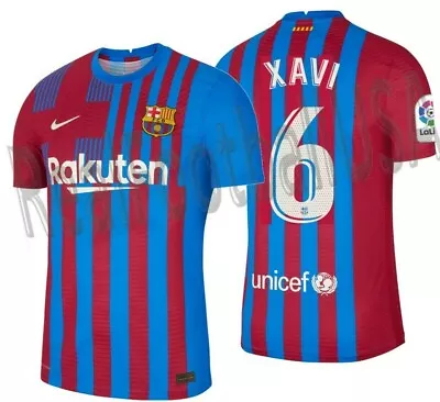 Nike Xavi Hernandez Fc Barcelona Adv Vapor Match Home Jersey 2021/22 • $279.99