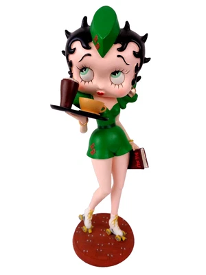 £154.99 • Buy Betty Boop Drive In Waitress Green Dress 13  Statue Figurine King Feature V Rare