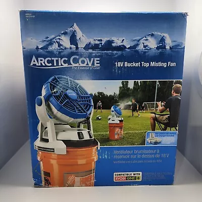 Arctic Cove 18V Bucket Top Misting Fan W/8V Lithium-ion W/Battery & Charger NEW • $87.50