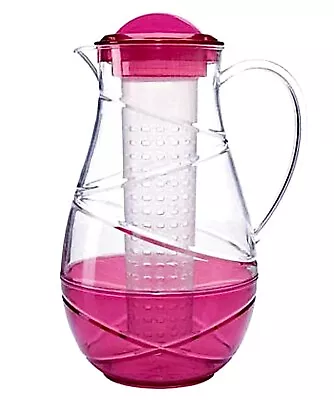 Avon FRUIT INFUSION PITCHER 2.32 Qt 2.2L 2014 New 7” X 6” X 10.75” H Water Tea + • $29.99