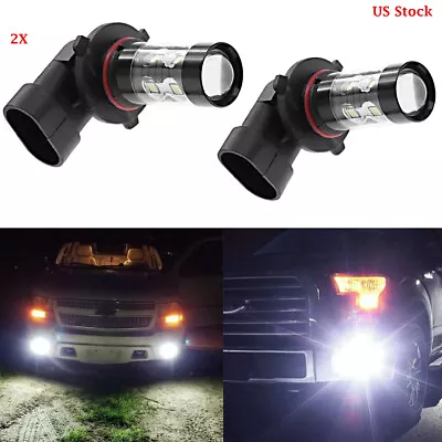 2pcs 9140 9145 H10 HB3 9005 Fog Light LED 100W 6000K White Driving DRL Bulb • $8.49