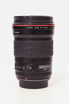 Canon EF 135mm F/2L USM Lens Fantastic Bokeh Portrait Lens With Hood • £395