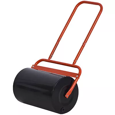 Combination Push/Tow Lawn Roller Filled W/ 38L Sand Or Water Garden Outsunny • £61.06