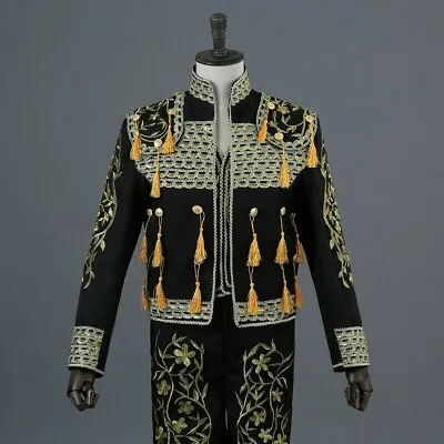 Men Spanish Matador Toreador Spain Bull Fighter Prince Costume Fancy Dress • £100.64