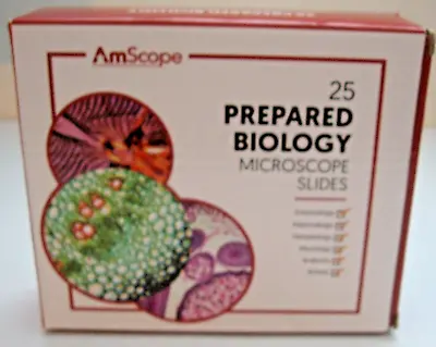 Amscope Prepared Biology Microscope Slides • $9.95