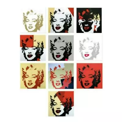 Andy Warhol Classic  Golden Marilyn  Portfolio Of 10 High Quality Silkscreen  • $3950