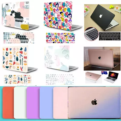 2in1 Hard Case Cover Shell +Keyboard Skin For MacBook Pro Air 13 14 15 16 KKA1 • £17.99