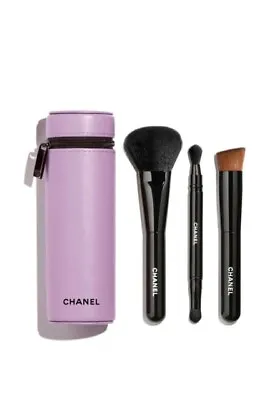 £253.81 • Buy Chanel Codes Couleur Limited Edition Brush Set And Leather Case - Immortelle