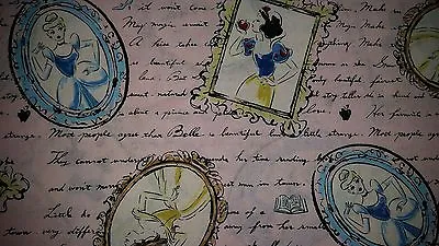£16.54 • Buy Lined Window Valance Curtain 42x15 Disney Princess Snow White Cinderella Belle 