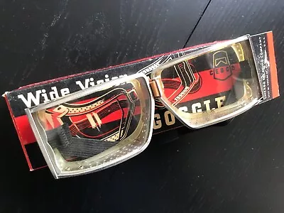 $69.95 • Buy CESCO Wide Vision Goggles Style 220 New Old Stock Chicago USA Made W/Box MINT!!